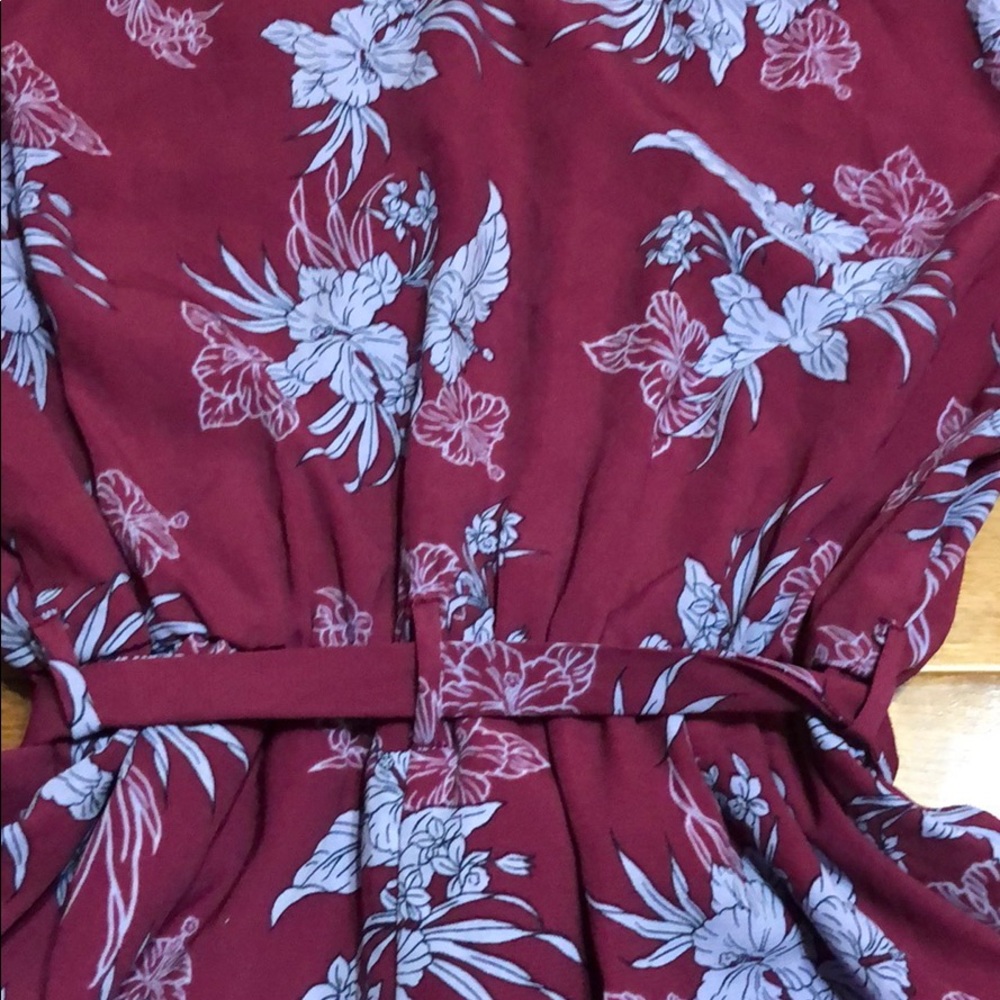 Kimchi Blue Belted Collared Romper - Picture 6 of 8